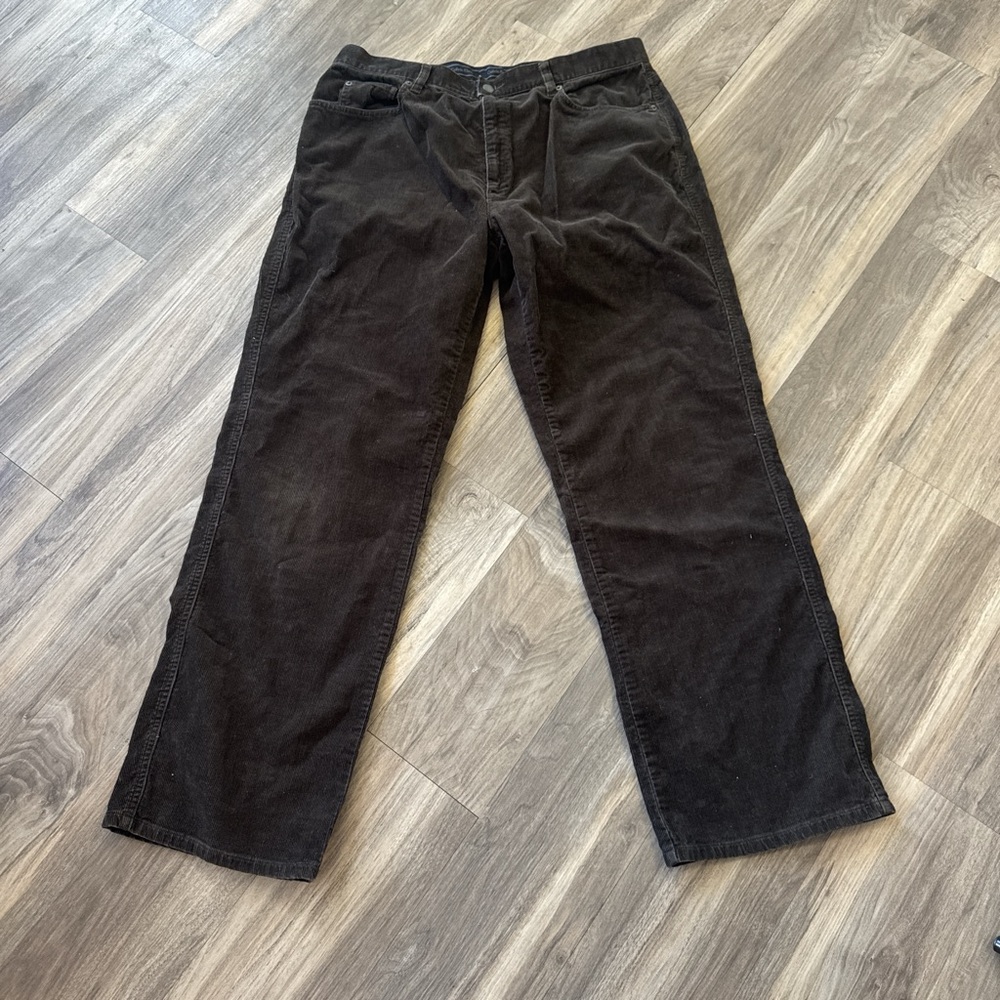 Men's Brown Corduroy Pants